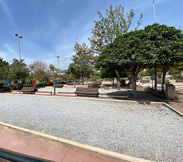 Reapertura de las pistas de petanca