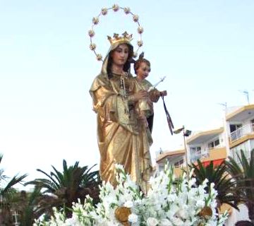 Nerja vive la festividad de la Virgen del Carmen