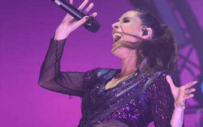 Concierto de Malú en el Festival Cuevas de Nerja.