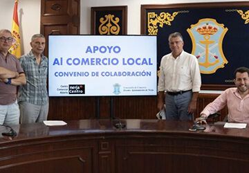 Firmado un Convenio para el apoyo del comercio local