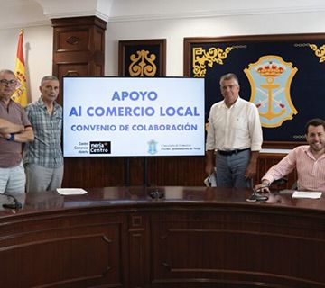 Firmado un Convenio para el apoyo del comercio local