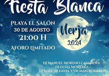 La Fiesta Blanca se celebrará el 30 de agosto
