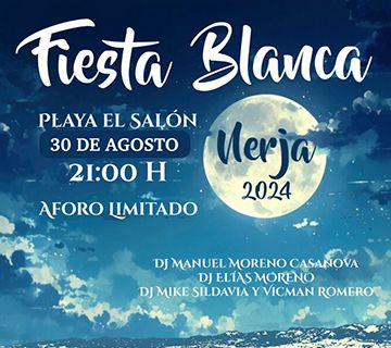 La Fiesta Blanca se celebrará el 30 de agosto