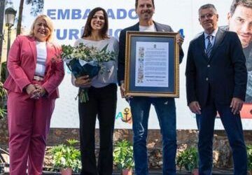 Miguel de Miguel recibe el título de Embajador Turístico