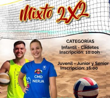 Torneo Vóley Playa Mixto 2×2