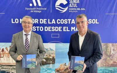 La Diputación lanza la guía de buceo de la Senda Azul para destacar el patrimonio marino de Nerja y Maro.