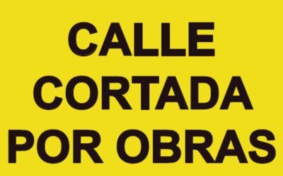 Calle La Cruz cerrada al tráfico por obras hasta el domingo