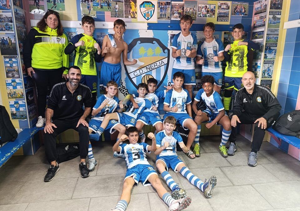 El C.D. Nerja cerró una jornada con importantes victorias en fútbol base