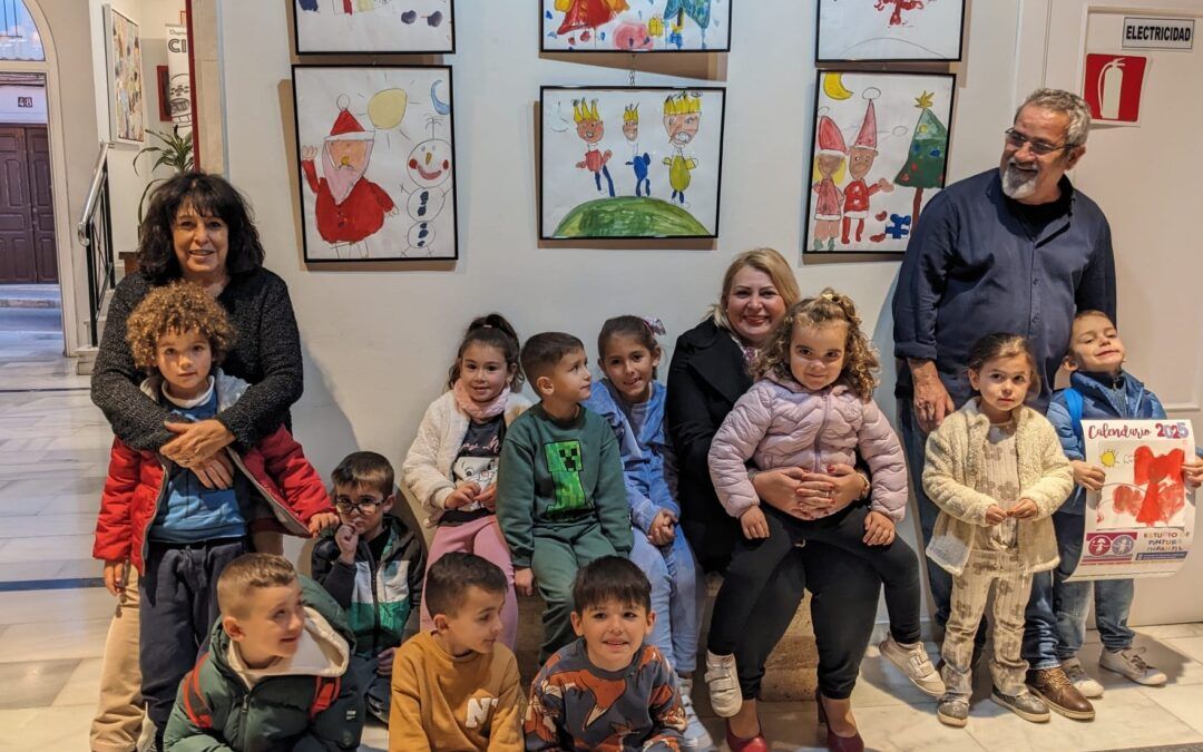 El Centro Cultural Villa de Nerja celebra la Navidad con la exposición de dibujos infantiles