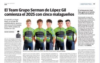 Nico de Armas y Manu Moles, orgullo de Nerja en el pelotón