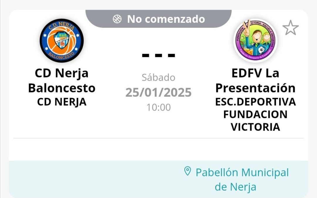 El Premini del CD Nerja Baloncesto juega en casa este sábado