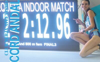 Daniela Sierra, del Club Nerja de Atletismo, bate récord andaluz Sub18 en 800m