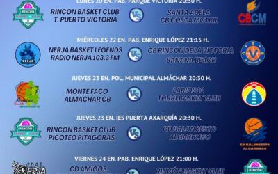 Nerja Basket Legends se enfrenta al CB Rincón de la Victoria Banana Beach