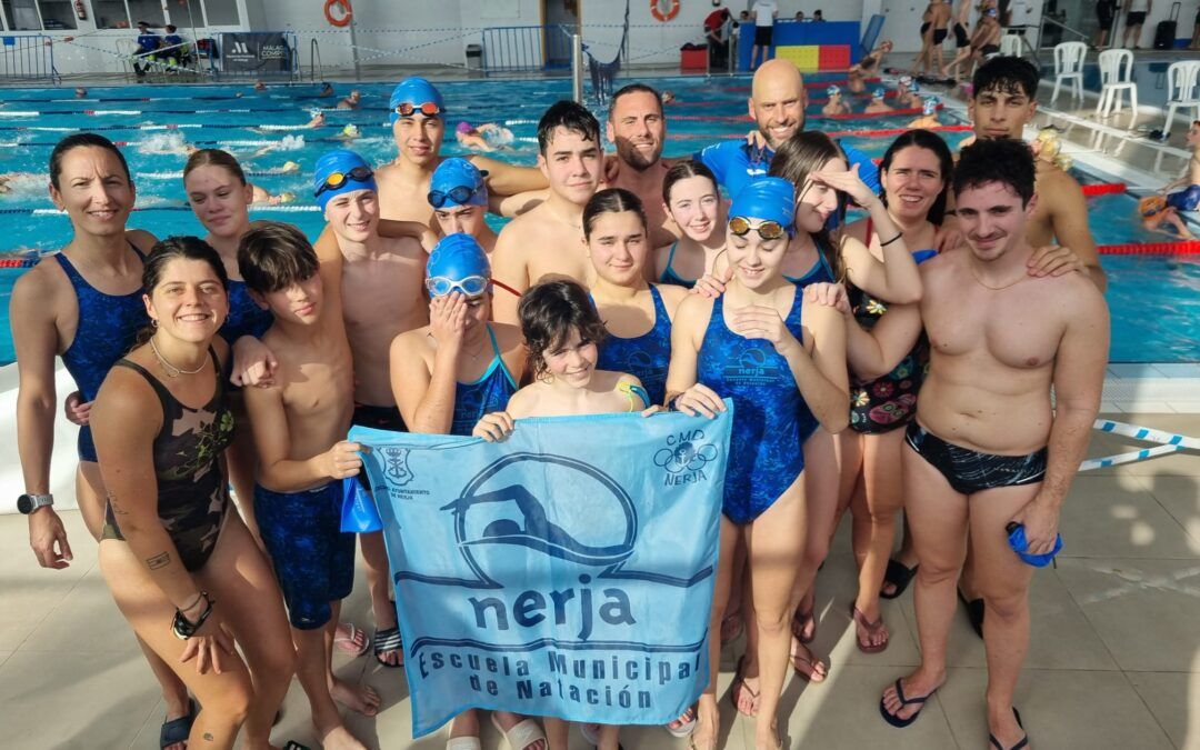 La Escuela Municipal de Natación de Nerja triunfa en Alhaurín de la Torre
