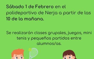 El tenis se vive en Nerja con una jornada para jóvenes