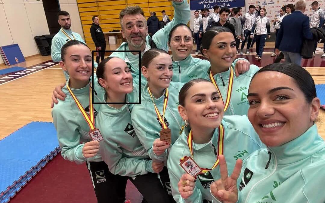La karateka Ana Cabra sube al podio en el Campeonato de España Senior