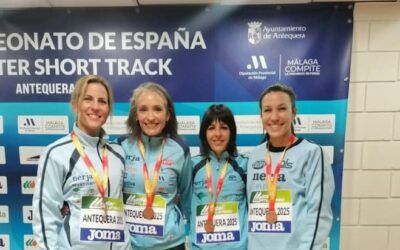 El Club Nerja de Atletismo brilla en el Campeonato de España Máster de Short Track