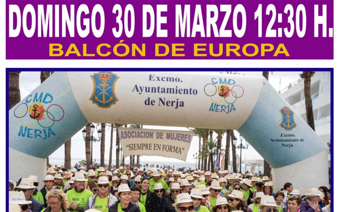 La Caminata por la Igualdad llenará de energía las calles de Nerja