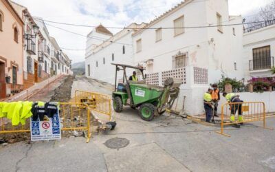 Las obras de calle Cristo en Maro ya están en marcha