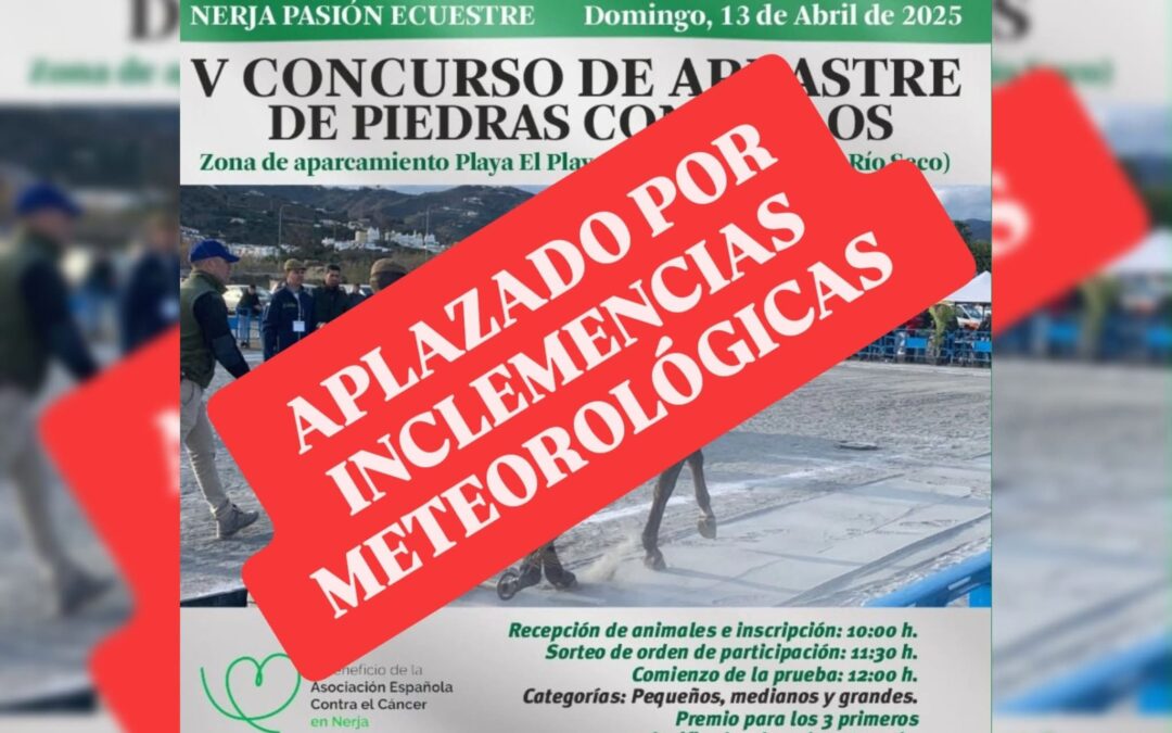 El espectáculo ecuestre de Nerja se aplaza por el mal tiempo