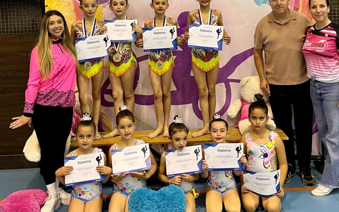 Nerja acoge la Copa Provincial de Gimnasia Rítmica con oro benjamín