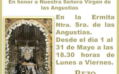 El Mes de María se celebra cada tarde en la Ermita