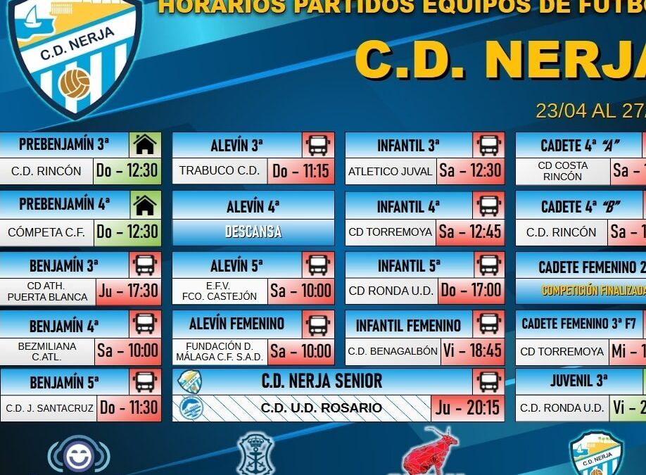 El CD Nerja se juega el ascenso juvenil este viernes ante el CD Ronda
