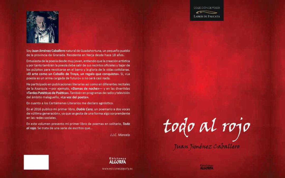 Noche de poesía y música en Nerja: Juan Jiménez Caballero presenta Todo al rojo