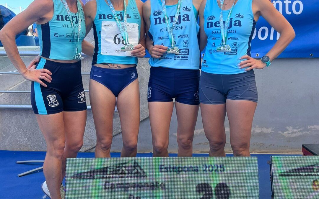 Éxito histórico del Club Nerja de Atletismo en el Andaluz Máster