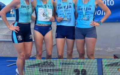 Éxito histórico del Club Nerja de Atletismo en el Andaluz Máster