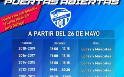 El CD Nerja abre sus puertas a nuevos talentos: jornadas para todas las categorías, incluido Sub-23