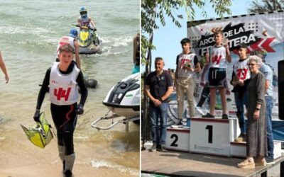 El joven nerjeño Diego Aguilera, campeón de España Junior de motos de agua