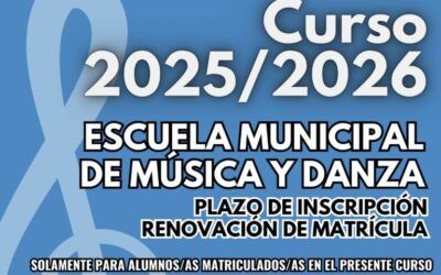 Abierto el plazo de renovación en la Escuela Municipal de Música y Danza de Nerja