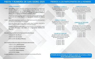 Programa de la Romería de San Isidro para el próximo 15 de mayo