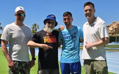 El campeón olímpico Karsten Warholm vuelve a entrenar en Nerja
