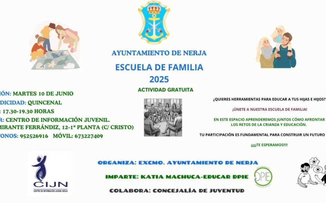 La Escuela de Familia de Nerja retoma sus sesiones este 10 de junio