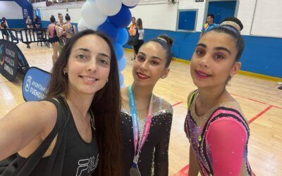 Brillan las gimnastas de Nerja en la final andaluza de Precopa