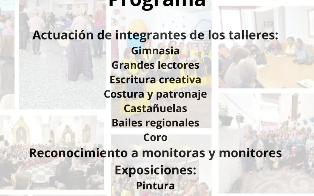 El Centro de Participación Activa celebra su Fiesta de Fin de Talleres
