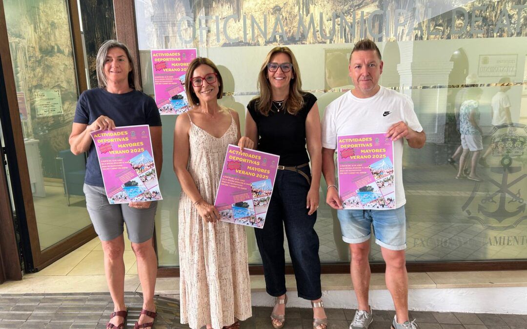 Nuevas actividades deportivas de verano para mayores en Nerja