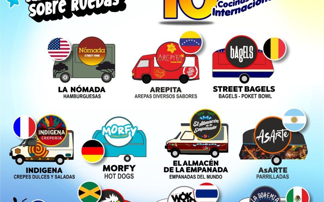 Del 3 al 6 de julio, la Plaza de España acoge el Food Truck “Sabores del Mundo Sobre Ruedas”