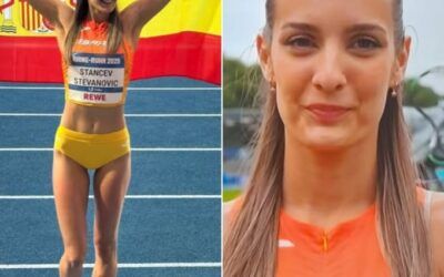 Una Stancev, campeona del mundo universitaria en salto de altura
