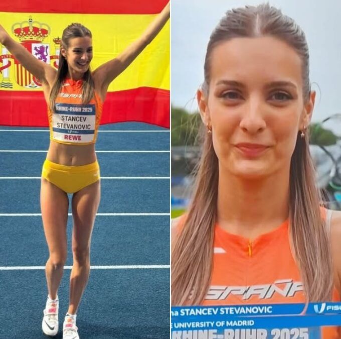 Una Stancev, campeona del mundo universitaria en salto de altura