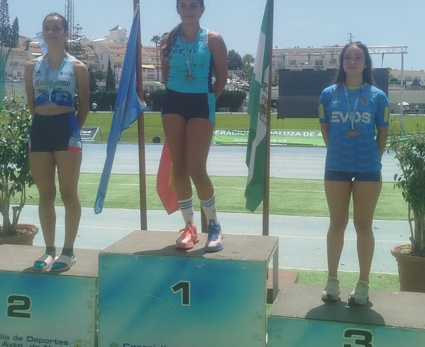 El Club Nerja de Atletismo Trops-Cueva de Nerja dominó el Andaluz Sub-16 con 20 medallas