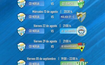 El CD Nerja arranca una intensa pretemporada con cinco partidos en casa