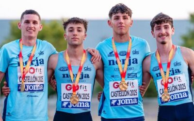 El Trops-Cueva de Nerja Sub-18, oro y récord en el Nacional de Castellón