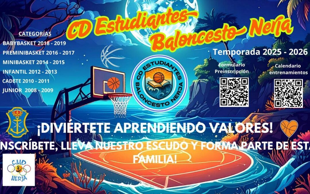 La Escuela Municipal de Baloncesto abre inscripciones para la temporada 2025/26