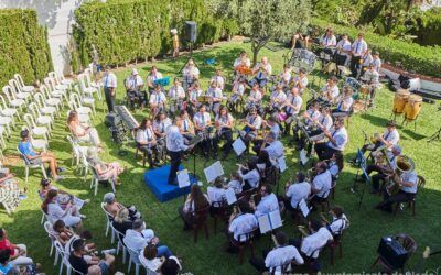 La Banda de Música de Nerja celebra su concierto de verano en el Parador