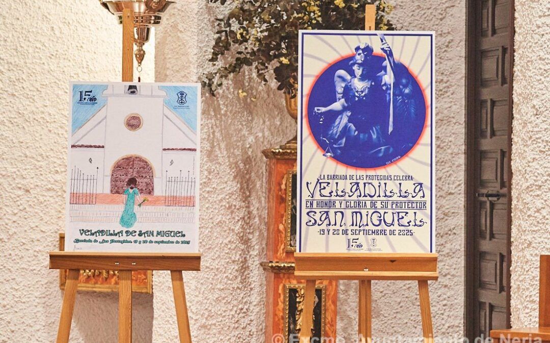 Presentados los carteles oficiales de la Veladilla de San Miguel 2025 en Nerja