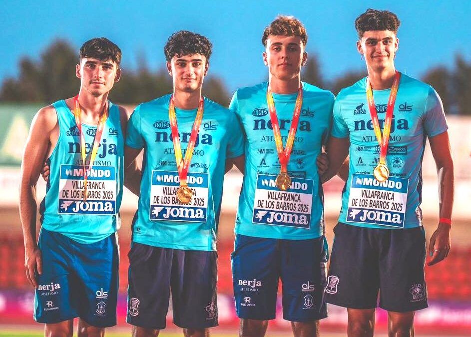 Trops Cueva de Nerja arrasa en el Nacional Sub20 con tres oros, un bronce y récord andaluz