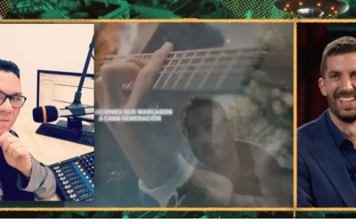 Chema Vílchez, locutor de Radio Nerja, pone voz a un spot de RTVE en «La Revuelta» de David Broncano